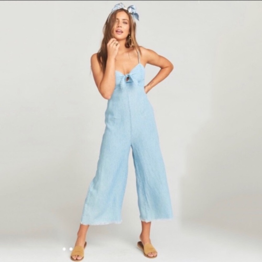 NWOT Show Me Your Mumu Chambray Paolo Jumpsuit